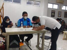 Kerjasama PT STP-BNN Lamsel, 50 Karyawan Tes Urine Hasilnya Negatif
