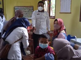 Kini, Giliran Murid SD 1 Kedaton Kalianda Yang Divaksin Covid 19