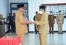 Bupati Madina Lantik Tiga Pejabat Eselon III.