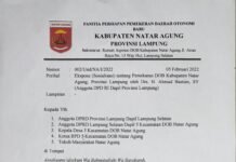 Panitia Pemekaran DOB Natar Agung, Pastikan Sosialisasi Diikuti 50 Peserta