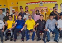 Partai Golkar Lamsel Kurbankan Dua Ekor Sapi, Satu dari Fraksi Satu Lagi dari Handitya Narapati SZP.