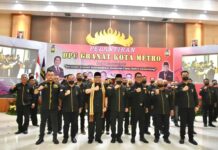 *Walikota Metro Wahdi Resmi Nahkodai DPC Gerakan Nasional Anti Narkotika (GRANAT) Kota Metro*