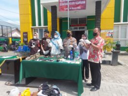 Kejaksaan Negeri Pesawaran Kembali Musnahkan Barang Bukti Narkoba.