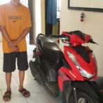 Gelapkan sepeda motor, diamankan tekab 308 Polsek Kalianda.