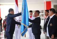 Disaksikan Bupati H. Nanang Ermanto, Ketua PWI Lampung Wira Hadikusuma Melantik Pengurus PWI Lampung Selatan Periode 2023-2026