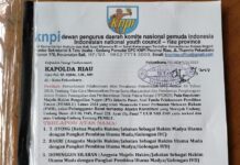 Soal Putusan Tunda Pemilu, KNPI Riau Resmi Laporkan Lima Orang ini ke Polisi