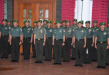 Acara Laporan Korps Kenaikan Pangkat Perwira Akmil