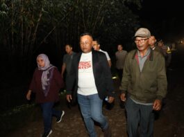 Bupati Lamsel Nanang Ermanto Tinjau Langsung Jembatan Putus di Natar