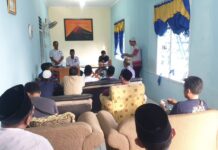 *Halalbihalal, PWI Lampung Selatan Doa Bersama Kesembuhan Ujang Irawan*