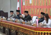 DPRD LAMSEL GELAR PARIPURNA PENYAMPAIAN EMPAT PAKET RANPERDA