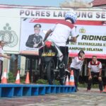Safey Riding Hari Bhayangkara ke 77 Polres Lampung Selatan