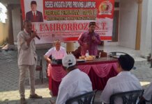 Serap Aspirasi Masyarakat, Anggota DPRD Provinsi Lampung H. Fahrorozi, ST Gelar Reses
