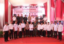 Polres Pringsewu Resmikan Kampung Tangguh Bebas Narkoba