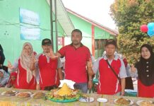 HUT SMPN 1Kalianda Ke 63 tahun Adakan Jalan Sehat Bersama