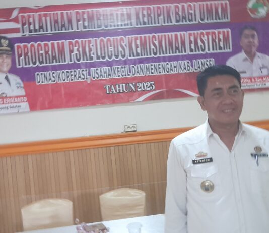 Tingkatkan Ekonomi Keluarga, Dinas Koprasi Usaha Kecil dan Menengah Lamsel Gelar Pelatihan dan Praktek Langsung Pembuatan Kue Basah dan Kripik