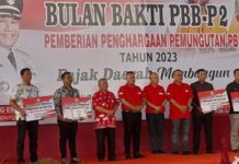 Perolehan PBB-P2 Tahun Ini Naik 1,7 M Dispenda Pemkab Lamsel Berikan Penghargaan Wajib Pajak Terbaik