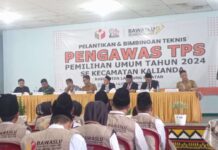 Bimtek dan Pelantikan 267 Pengawas TPS se- Kecamatan Kalianda Lamsel