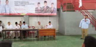 Partai Gerindra Gelar Pelatihan 400 an Saksi, Targetkan Rebut Kursi Ketua DPRD Lamsel