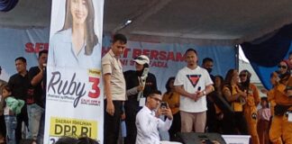Senam Bersama, Ruby Siapkan Hadiah Utama 3 Unit Motor
