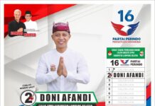 Maju Jadi Caleg DPRD Lamsel, Doni Afandi Gelar Do’a Bersama Masyarakat dan Tokoh Adat