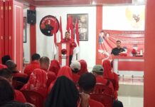 Mendadak Kantor DPC PDIP Lamsel Dipadati Pengurus Partai Dari Tingkat PAC hingga Ranting se Lamsel