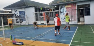 Salam PAS Kadivpas di Lapas Kalianda, Sapa Warga Binaan dan Menangi Pertandingan Badminton