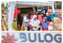 Hari Terakhir Pasar Murah, DKP dan Bulog Lamsel Siapkan 7 Ton Beras Murah Merk SPHP Dijual Rp. 53 Ribu/5 Kg