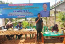 Ketua Komisi II DRPD Lamsel Edi Waluyo Sosialisasikan Perda Nomor 3 Tahun 2020 di Kecamatan Candipuro