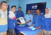 Tim penjaringan Partai Demokrat, Kiki The Potters terakhir Daftar sebagai Balon Wakil Bupati