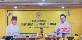 Golkar Bandar Lampung Sambut Hangat Bacagub Hanan bersama Pengurus DPP