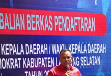 Nyatakan Siap Tarung, Calon Pertahana H. Nanang Ermanto Antar Langsung Pengembalian Berkas Cabup Lamsel di Partai Demokrat