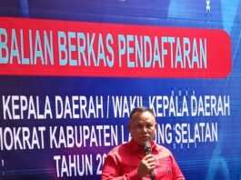 Nyatakan Siap Tarung, Calon Pertahana H. Nanang Ermanto Antar Langsung Pengembalian Berkas Cabup Lamsel di Partai Demokrat