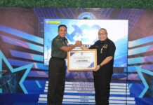 Berperan Aktif Wujudkan P4GN, GRANAT Lampung Kembali Meraih Penghargaan BNN.