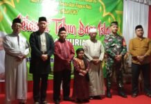 Peringati Tahun Baru Islam 1446 Hijriah, PHBI dan Warga Linkungan 08 Way Urang Santuni Anak Yatim dan Undang Penceramah Mumuy