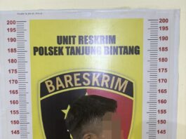 Dua pelaku rumah kosong di tangkap Polisi Tanjung Bintang.