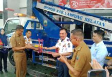 Dishub Resmikan Kendaraan Operasional Skylift, Dul Kahar Mohon Maaf H. Nanang Ermanto Tak Bisa Hadiri Peresmian