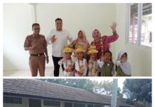 Peresmian Penggunaan Gedung TK Masjid Agung Kalianda, Merik Havit Jadi Satu satunya Dewan Yang Hadir Lakukan Pengawasan Langsung