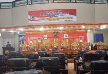 DPRD Lamsel Gelar Rapat Paripurna Usulan Penetapan Pimpinan Dewan Periode 2024-2029