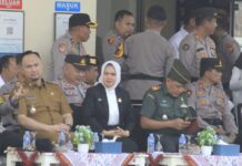 Bersama Plt Bupati, Ketua DPRD Lamsel Hadiri Gelar Oprasi Zebra Krakatau 2024