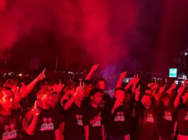 Ribuan Relawan Pemuda Arjuno Lampung Timur Adakan Nobar dan Deklarasi Menangkan di Pilkada Lampung