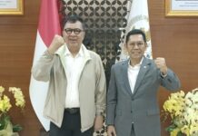Sowan Ke Pimpinan Golkar Adies Kadir, Bang Alzier Sampaikan Izin Nyalon Ketua DPD Golkar Lampung