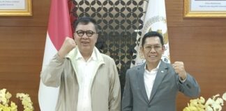 Sowan Ke Pimpinan Golkar Adies Kadir, Bang Alzier Sampaikan Izin Nyalon Ketua DPD Golkar Lampung
