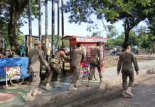 Makin Garang, Penertipan Reklame dan Baleho Tak Berizin Masih Berlanjut, Kini Pedagang Kaki 5 Ditertipkan