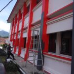 Kantor BKD Masih Berjibaku Ganti Cat Kantor Dari Merah ke Putih, Keinginan LO Egi-Syaiful Hanya Terjadi di Bagian Dalam Kantor Sekretariatan Pemkab Lamsel