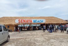 Hari Ketiga Libur Lebaran, Pengunjung Senaya Beach Kalianda Membludak