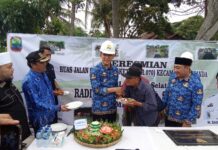 Bupati Lamsel Resmikan Jalan Simpang Polsek Kalianda, Sepanjang 1,7 Km.