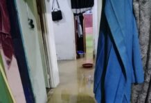 Hujan Deras, Rumah Pak Komar Banjir Lagi. Penyebabnya Sama, Siring dan Gorong Gorong Masih Mampet