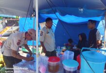 Ciptakan ABRI Di Kota Kalianda, Sat Pol PP Lamsel Lakukan Teguran dan Himbauan Pedagang K-5