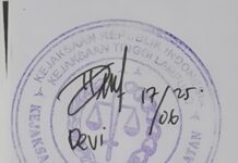 Dugaan Korupsi 112 Juta Kepala Desa Sinar Rejeki Dilaporkan ke Kejari Lamsel.