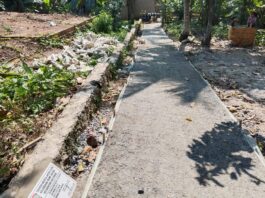 Mudah Hancur, Dipastikan Rabat Beton Kelurahan Bumi Agung Berkualitas Mutu Rendah